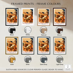 Spanish Panaderia Bakery Wall Art - framed print colour options