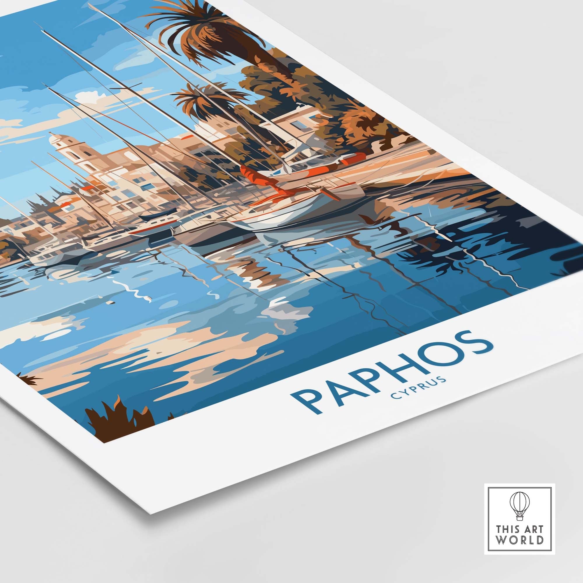 Paphos Wall Print Cyprus