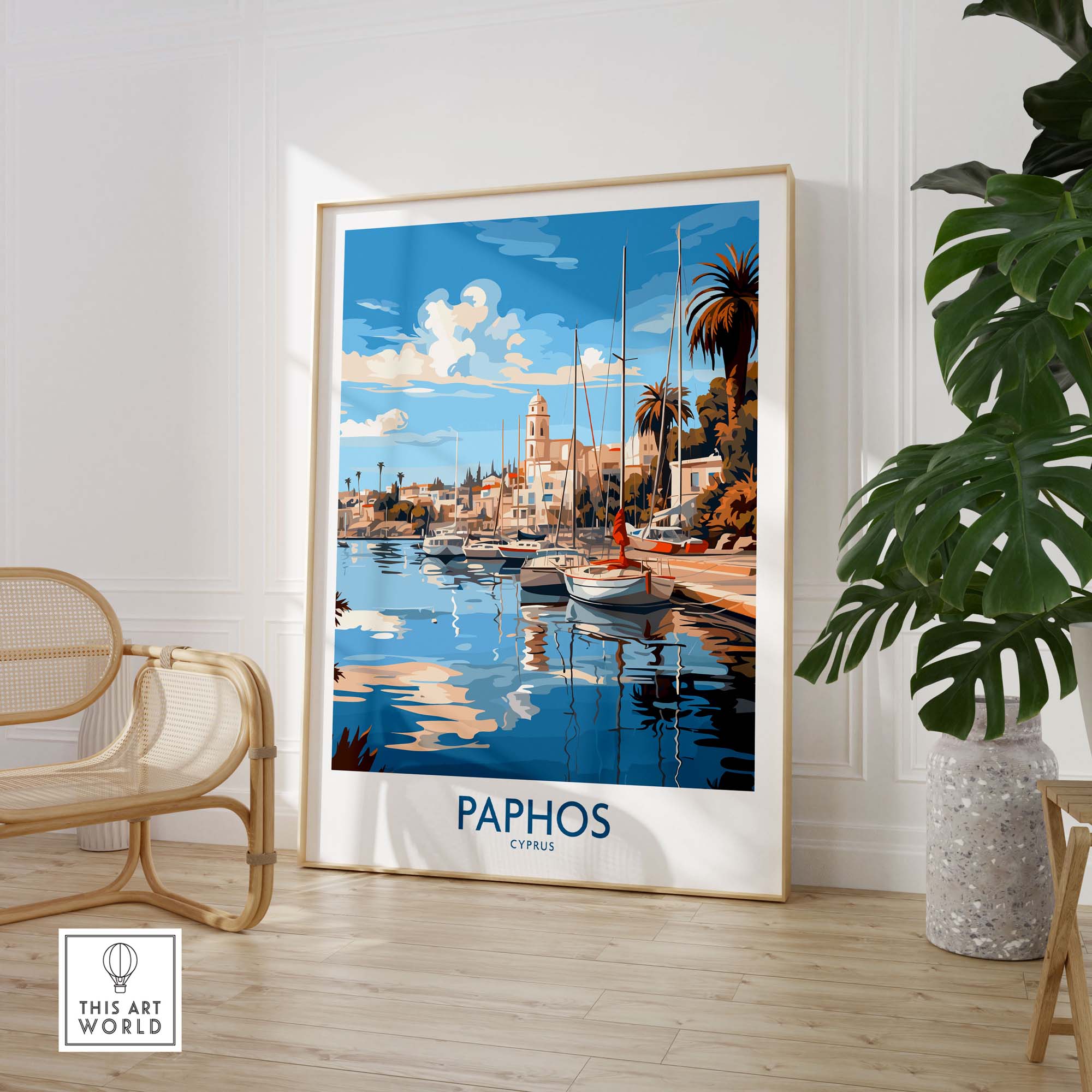 Paphos Wall Print Cyprus