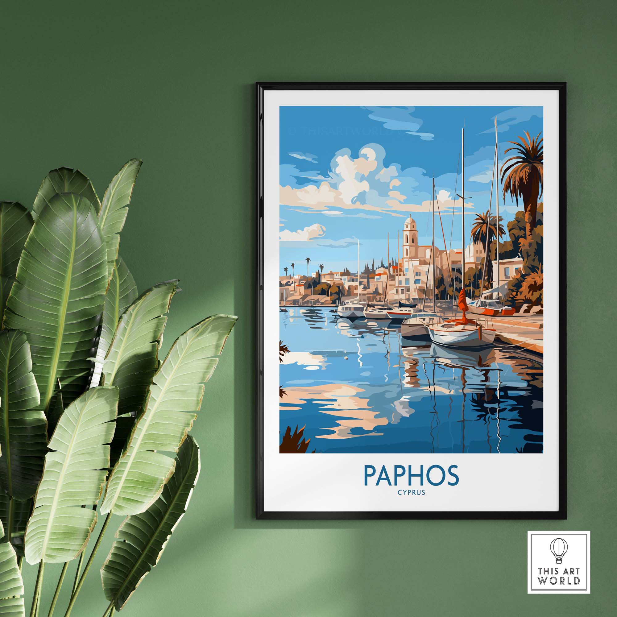 Paphos Wall Print Cyprus