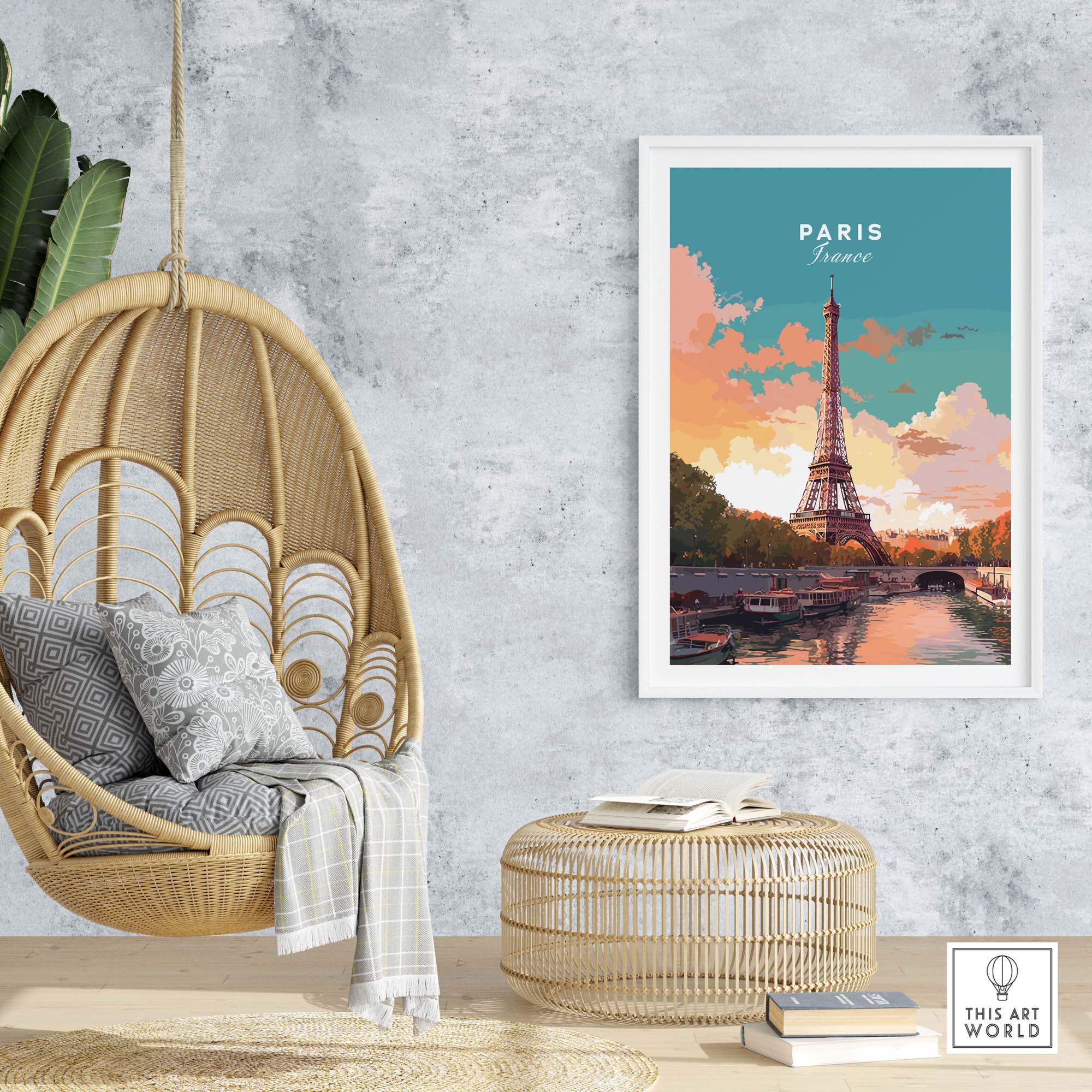 Paris Poster - Eiffel Tower