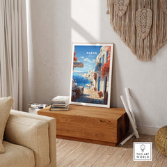 Paros Travel Poster