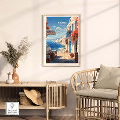 Paros Travel Poster