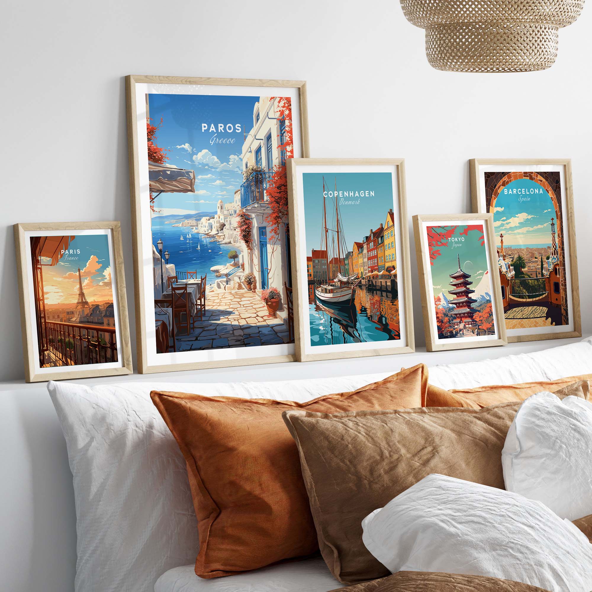 Paros Travel Poster