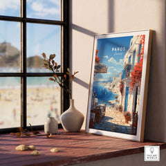 Paros Travel Poster