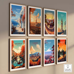 Paros Travel Poster