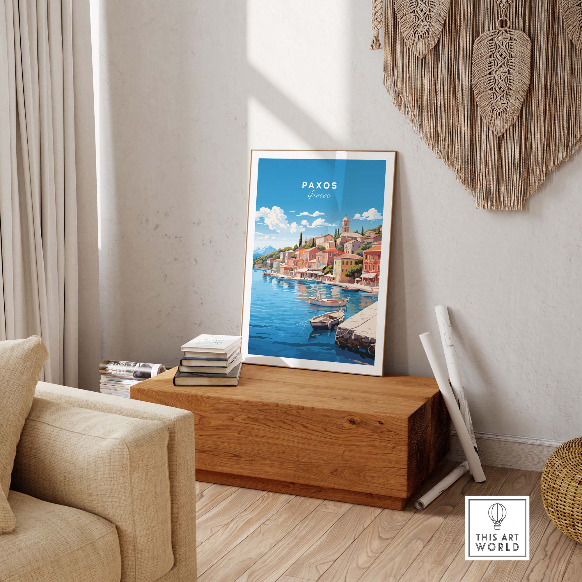 Paxos Travel Poster