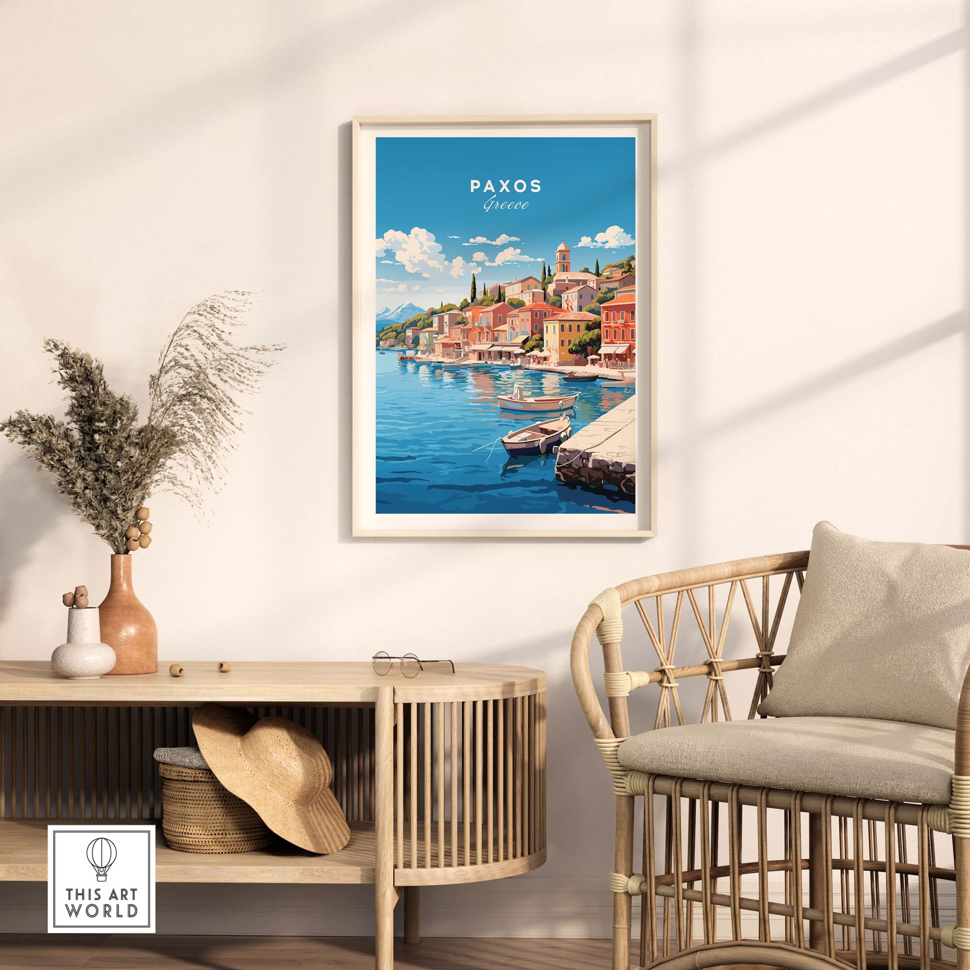 Paxos Travel Poster