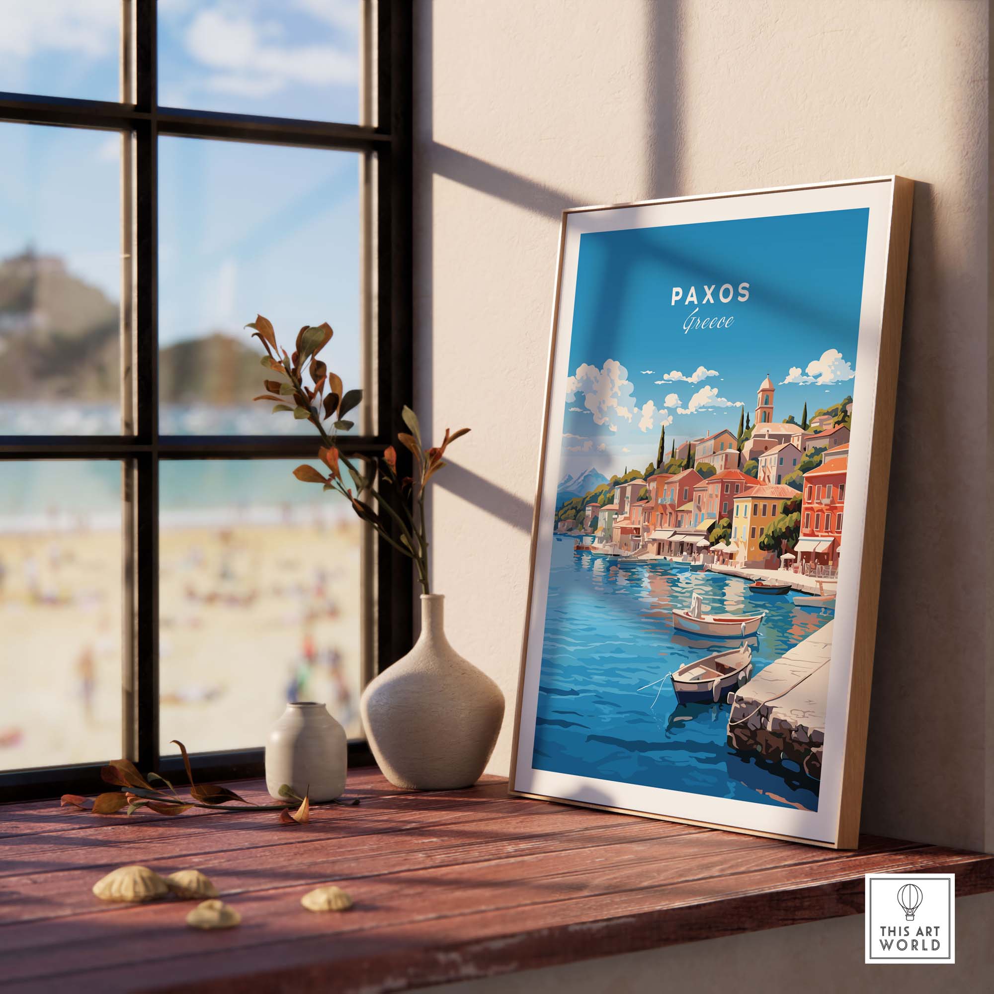 Paxos Travel Poster
