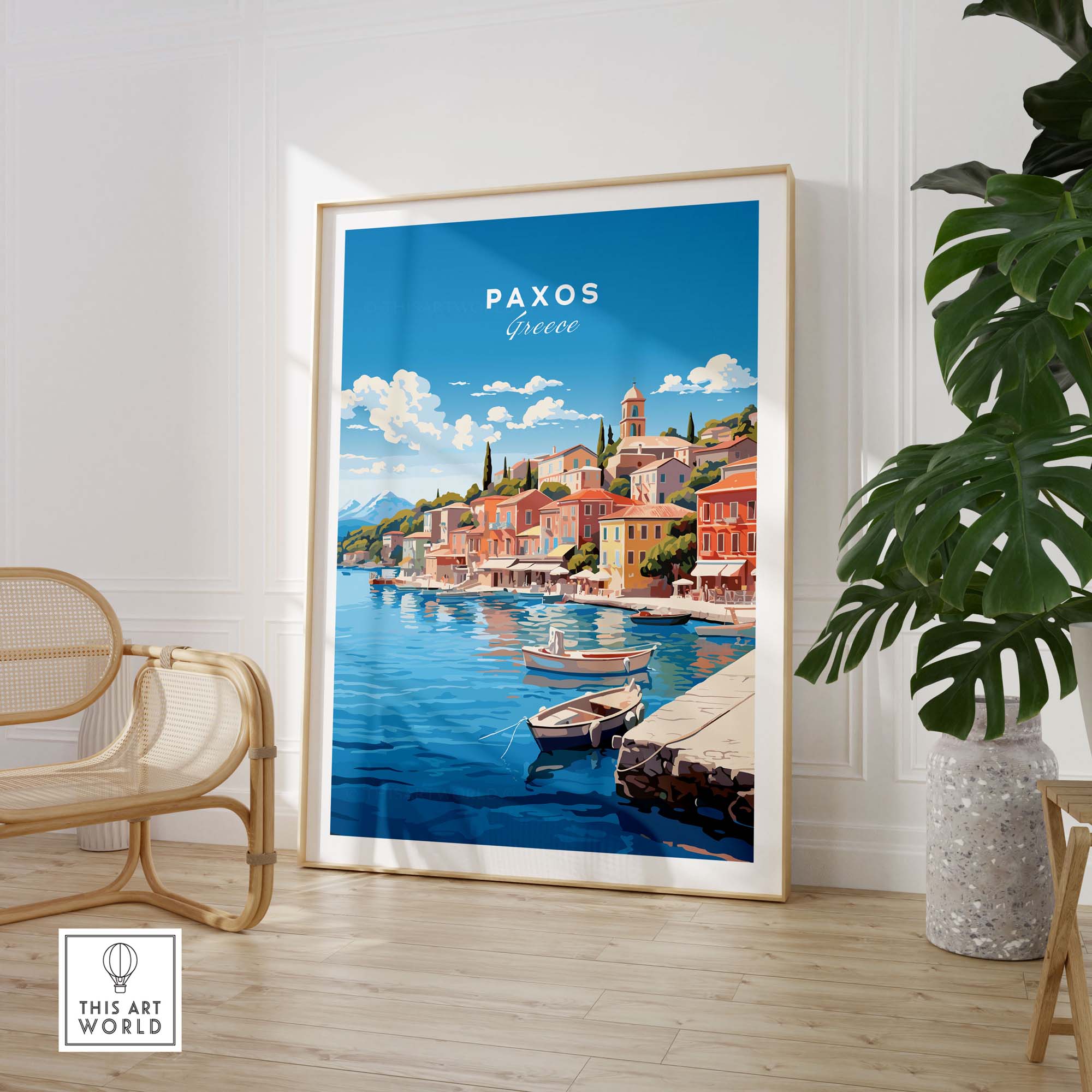 Paxos Travel Poster