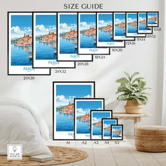 Paxos Travel Print Greece
