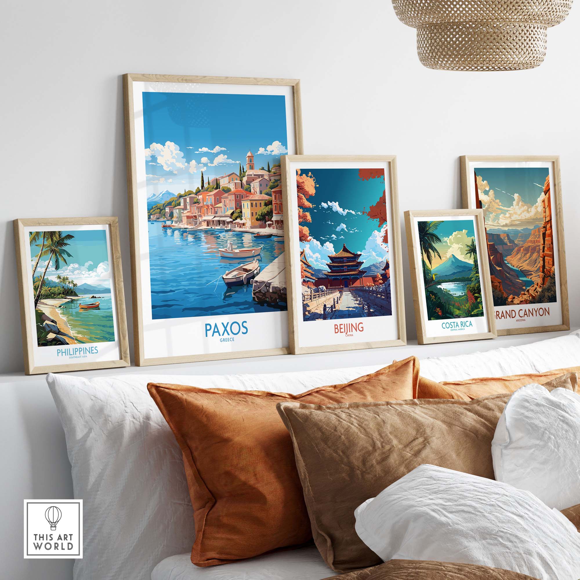 Paxos Travel Print Greece