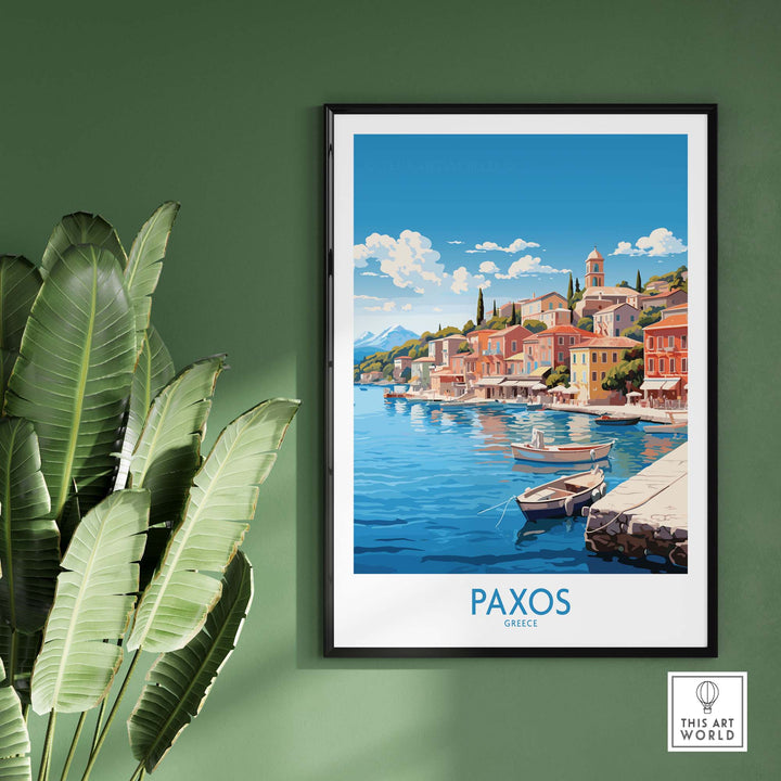 Paxos Travel Print Greece