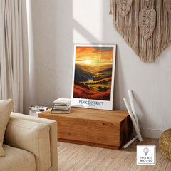 Peak District National Park Poster