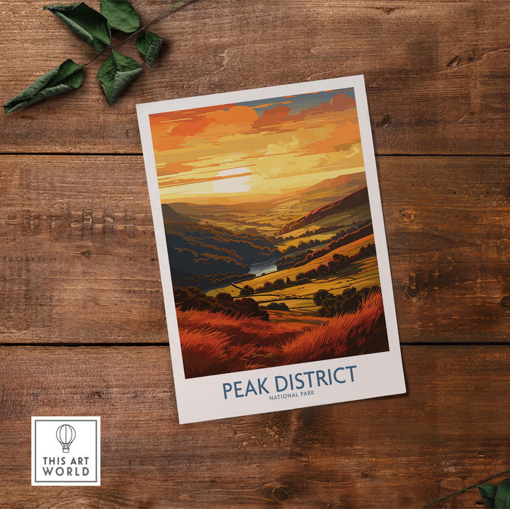 Peak District National Park Poster