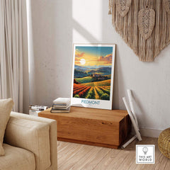 Piedmont Poster Italy