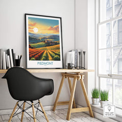 Piedmont Poster Italy
