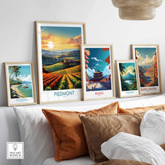 Piedmont Poster Italy