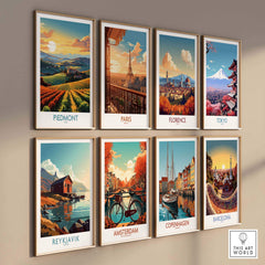 Piedmont Poster Italy