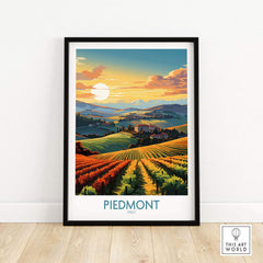 Piedmont Poster Italy