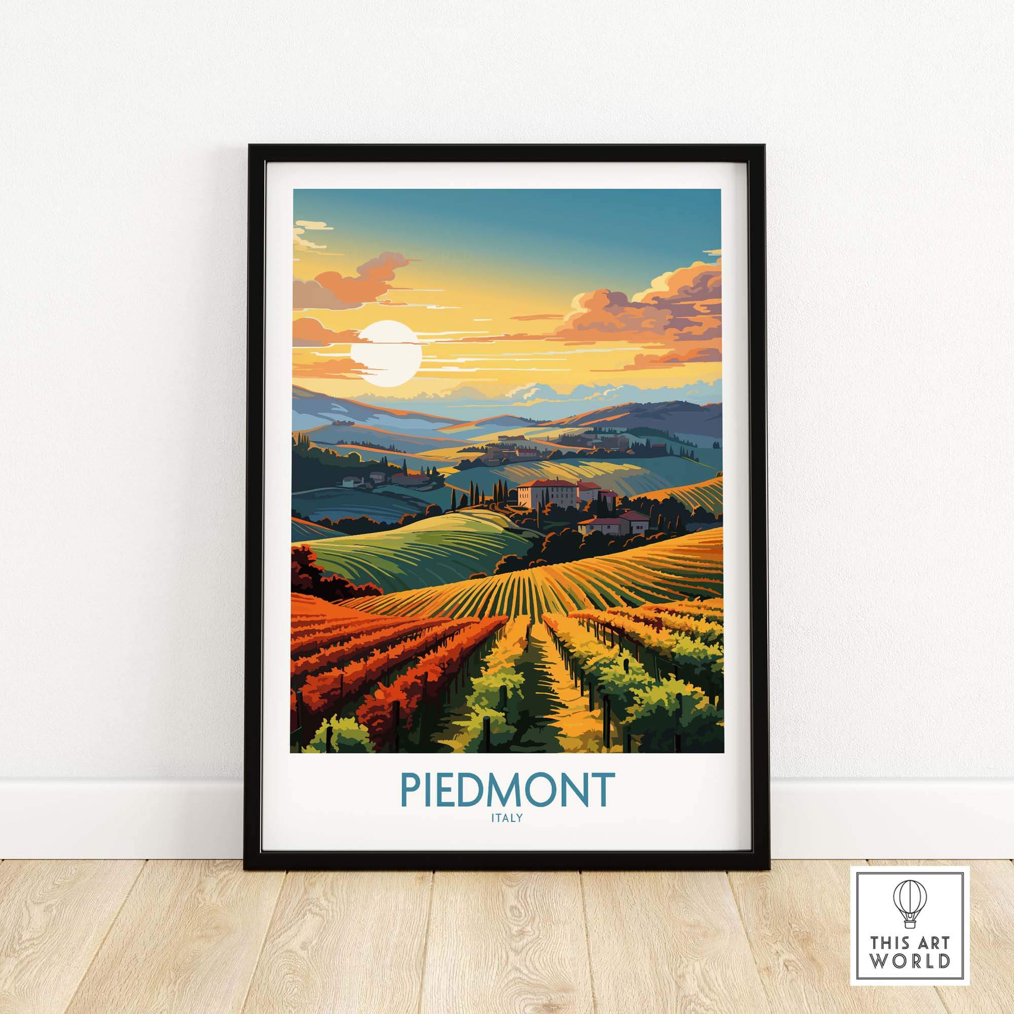 Piedmont Poster Italy