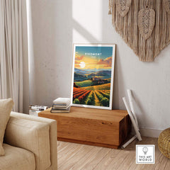 Piedmont Print Italy