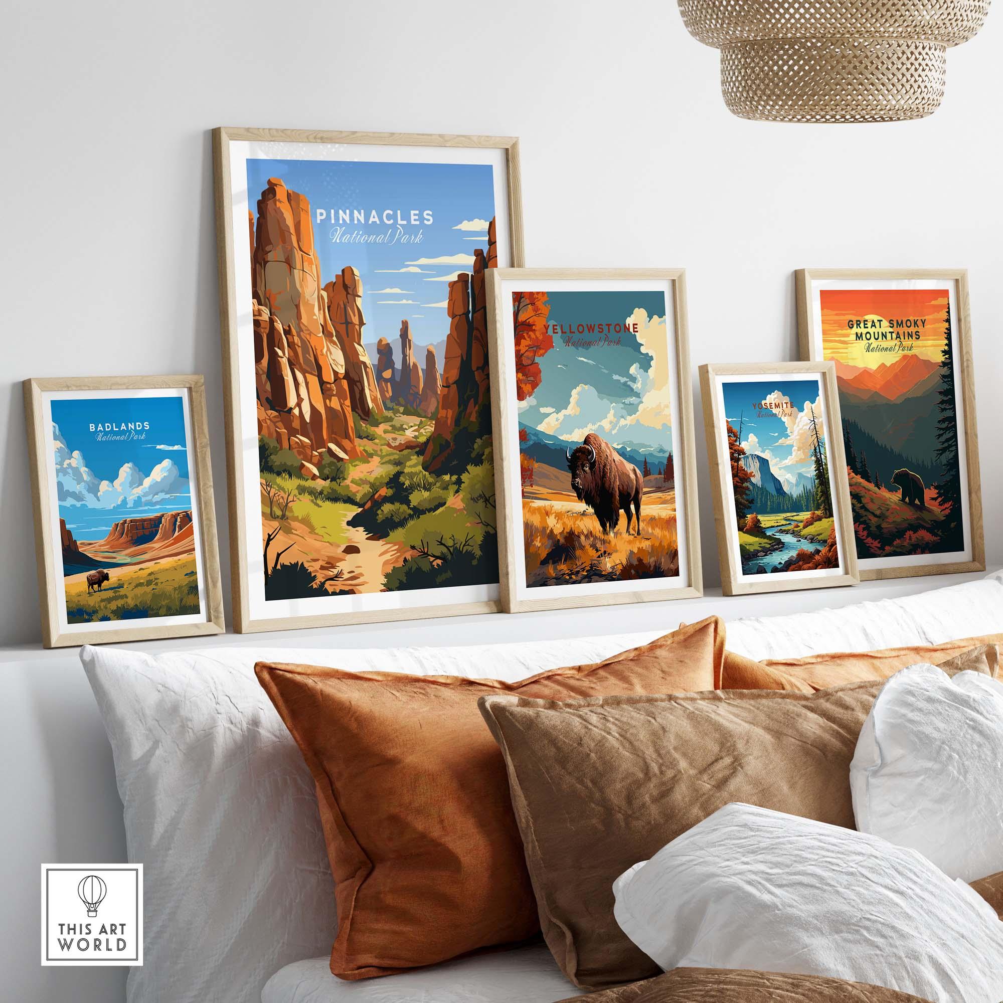Pinnacles National Park Poster exclusive at This Art World