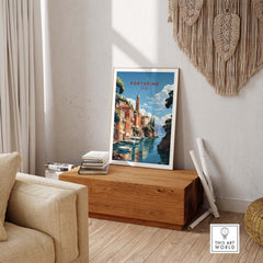 Portofino Italy Travel Poster