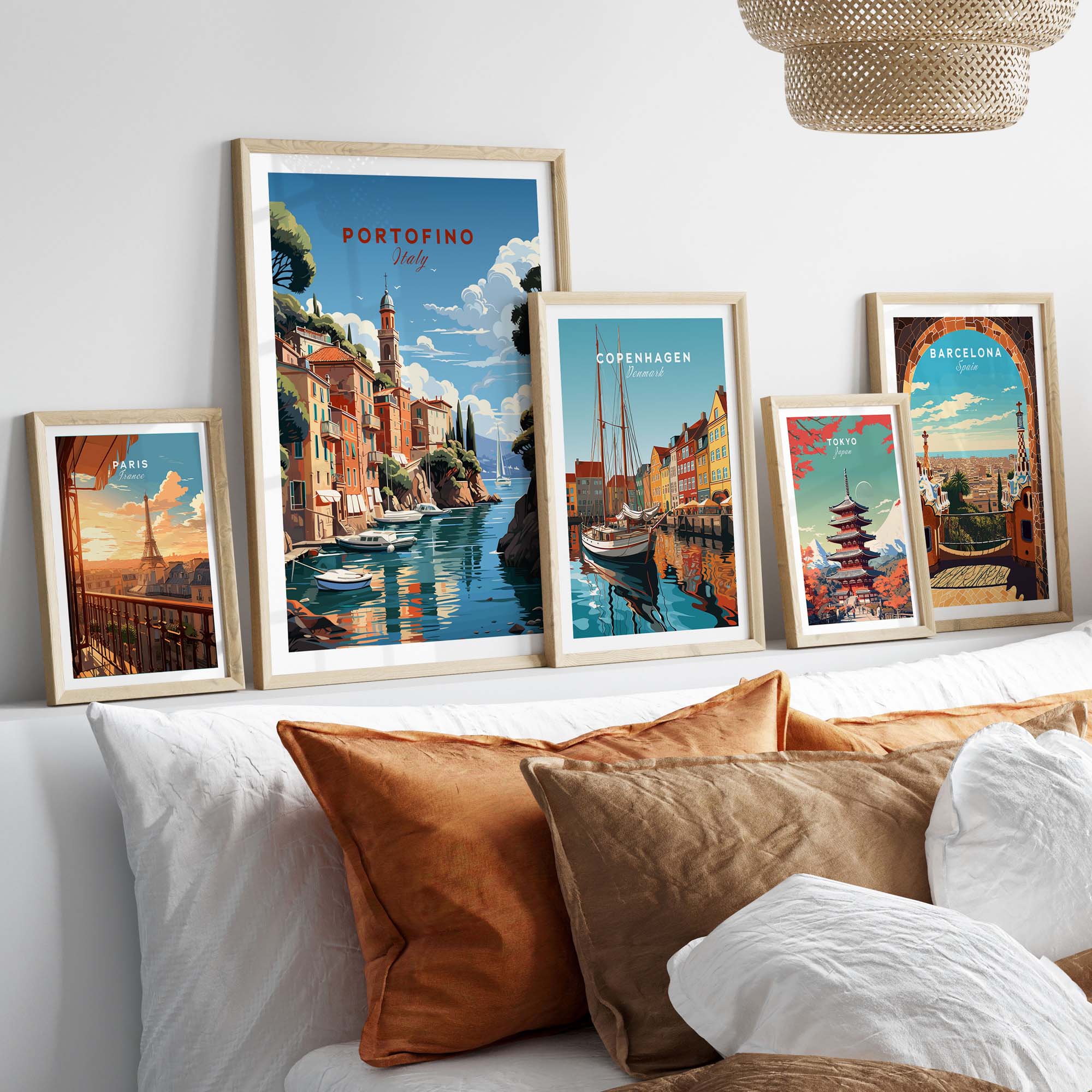 Portofino Italy Travel Poster