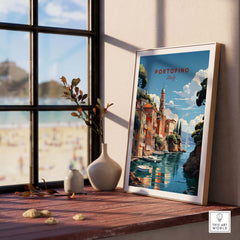 Portofino Italy Travel Poster