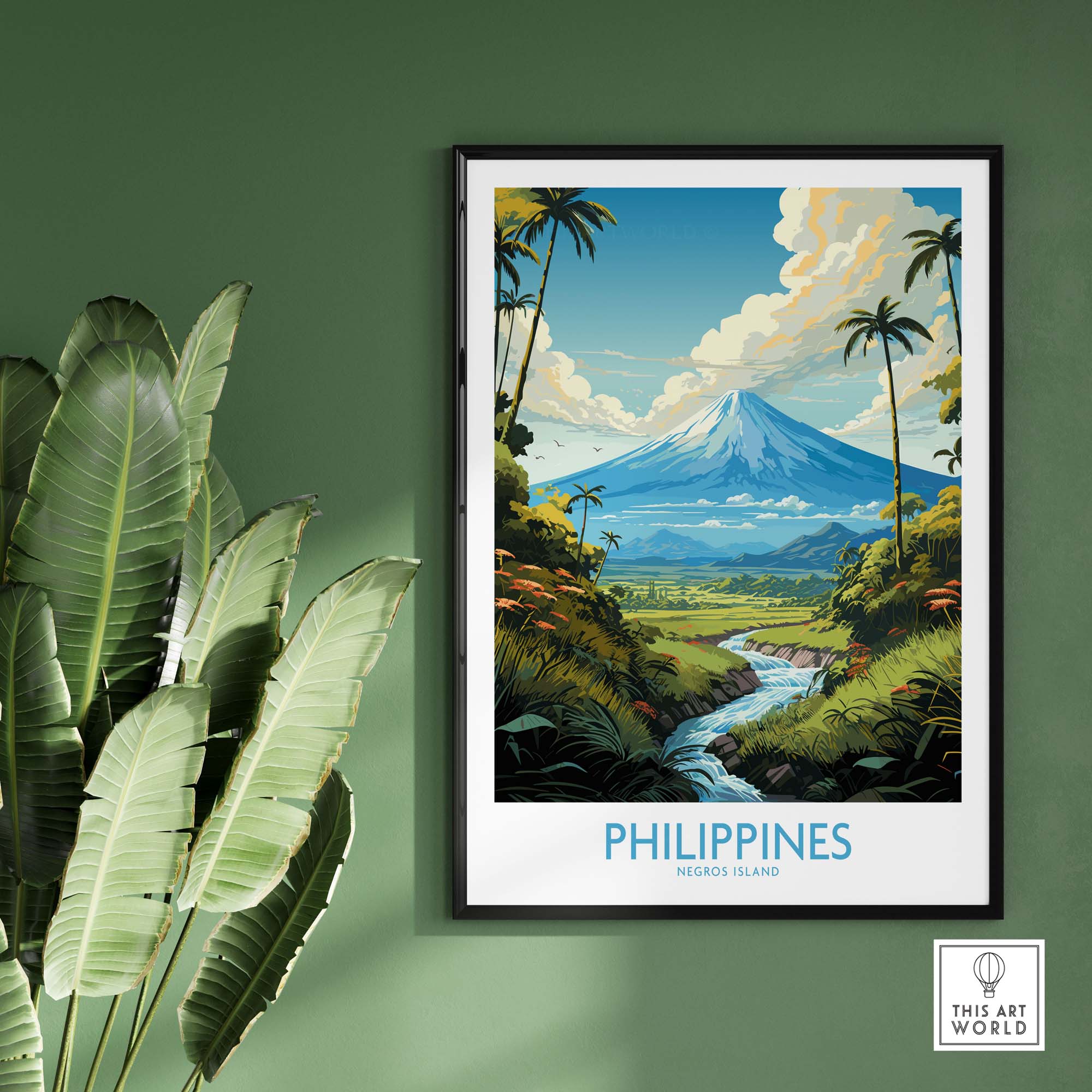 Negros Island Philippines Print