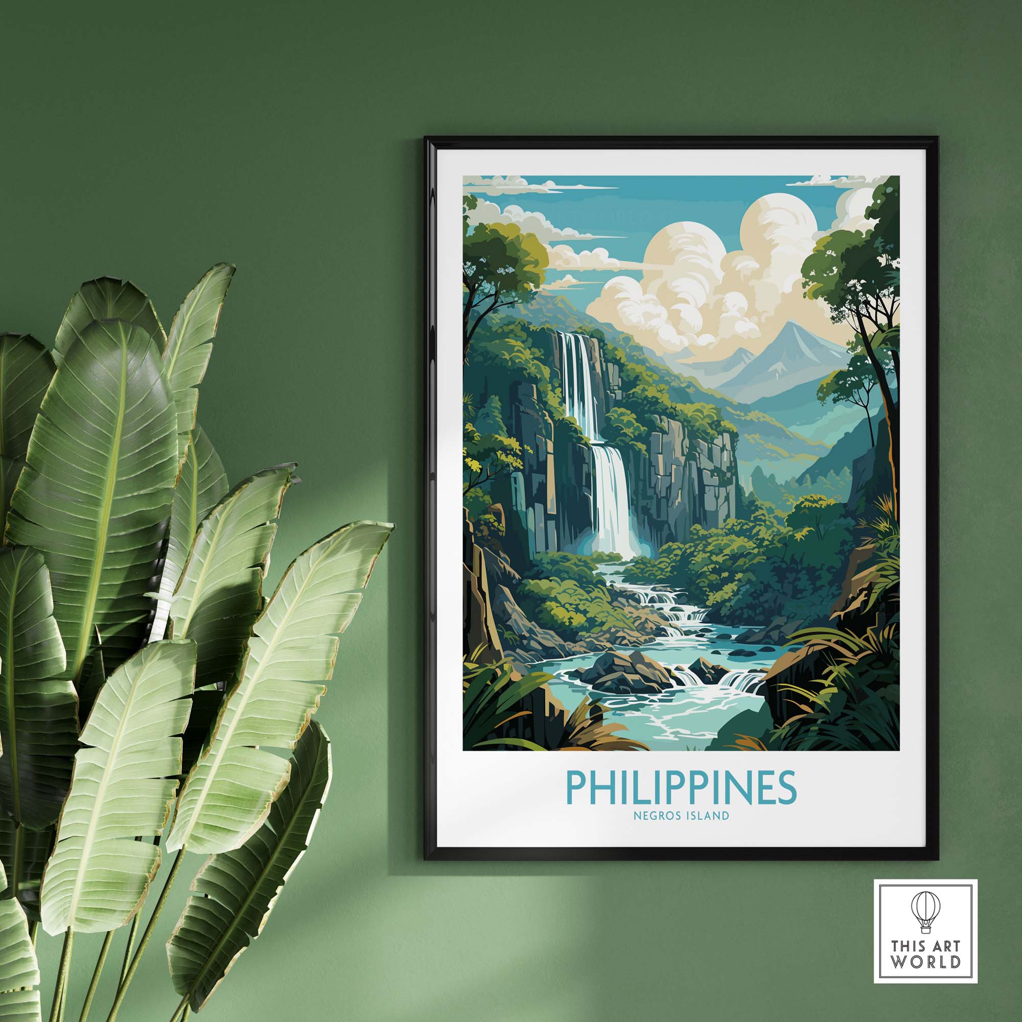 Philippines Negros Island Poster