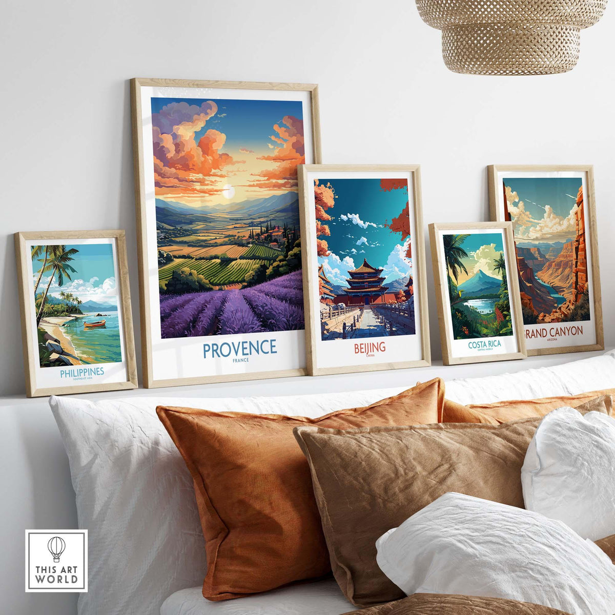 Provence France Poster - Lavender Fields & Sunsets – This Art World