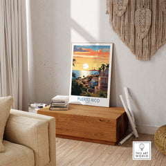 Puerto Rico Travel Poster