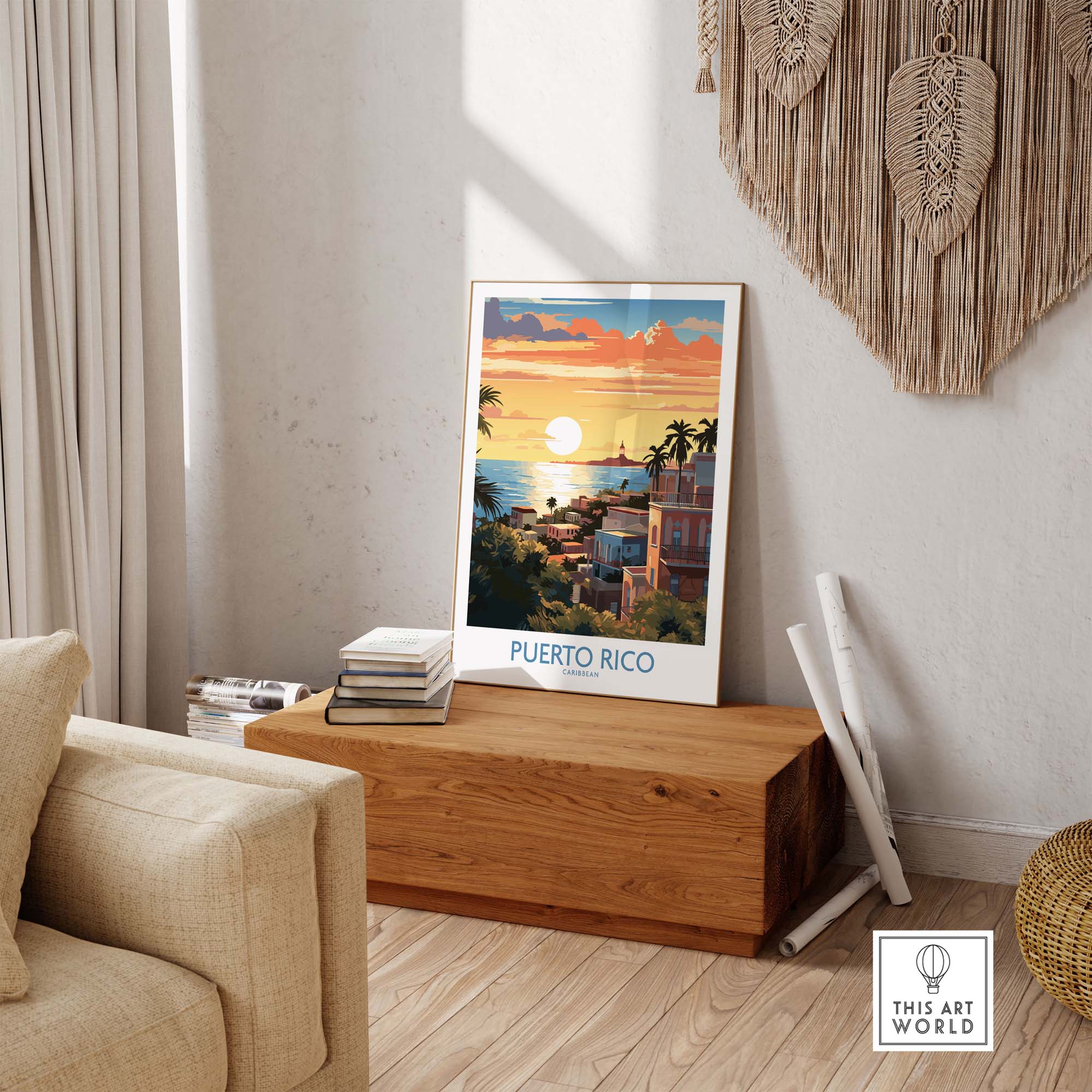 Puerto Rico Travel Poster