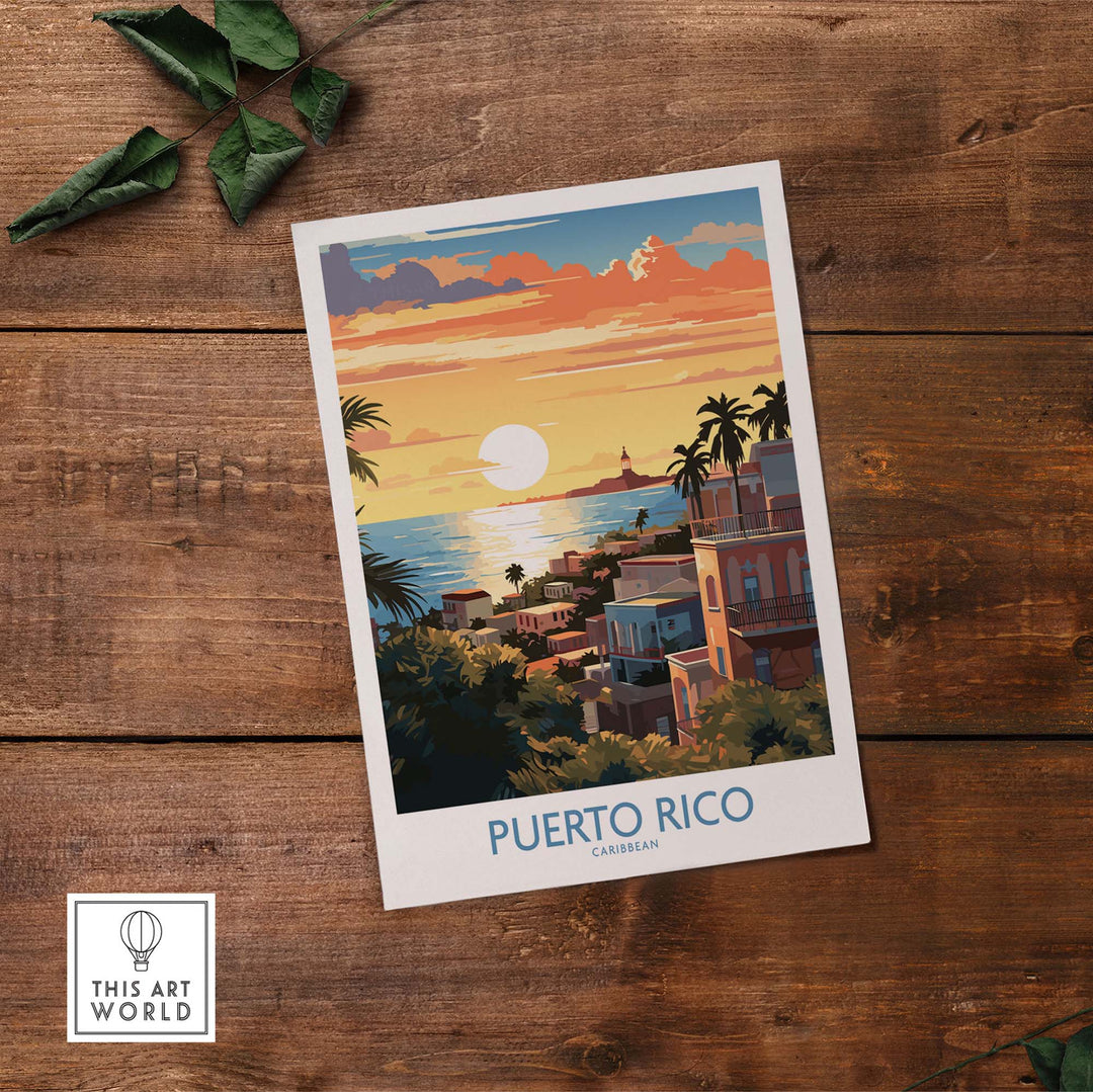 Puerto Rico Travel Poster