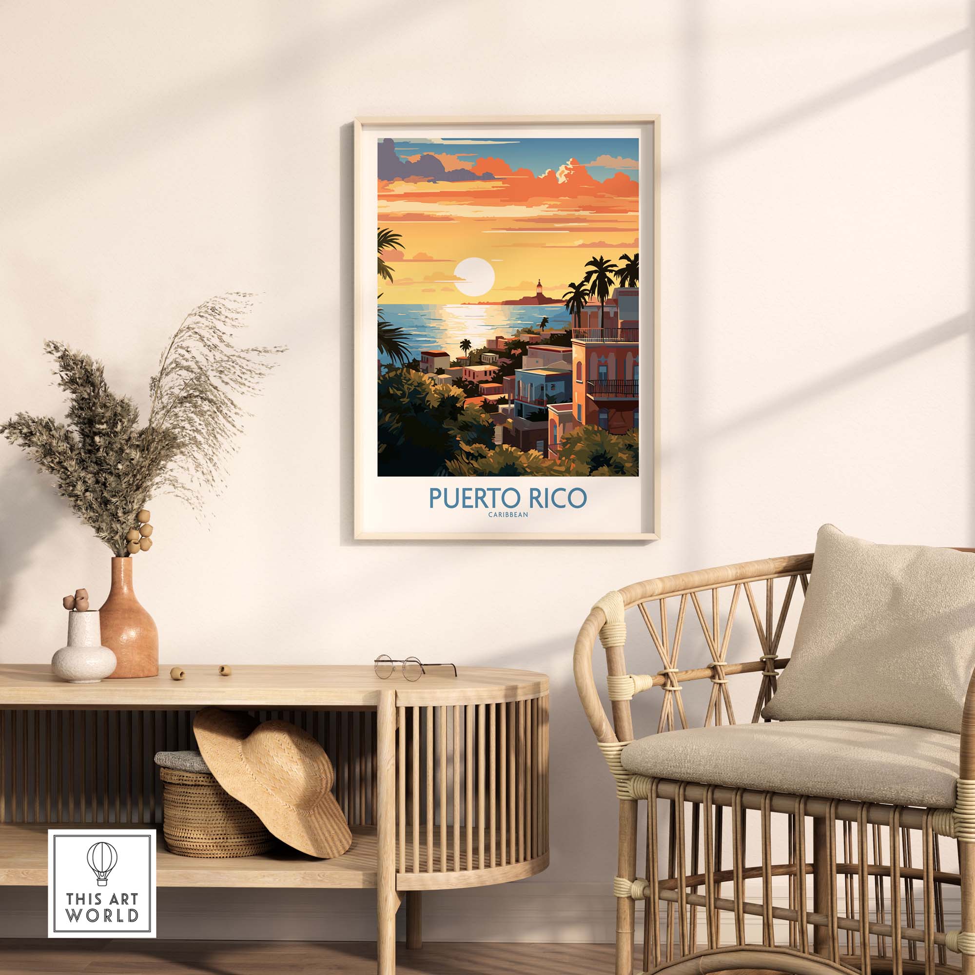 Puerto Rico Travel Poster