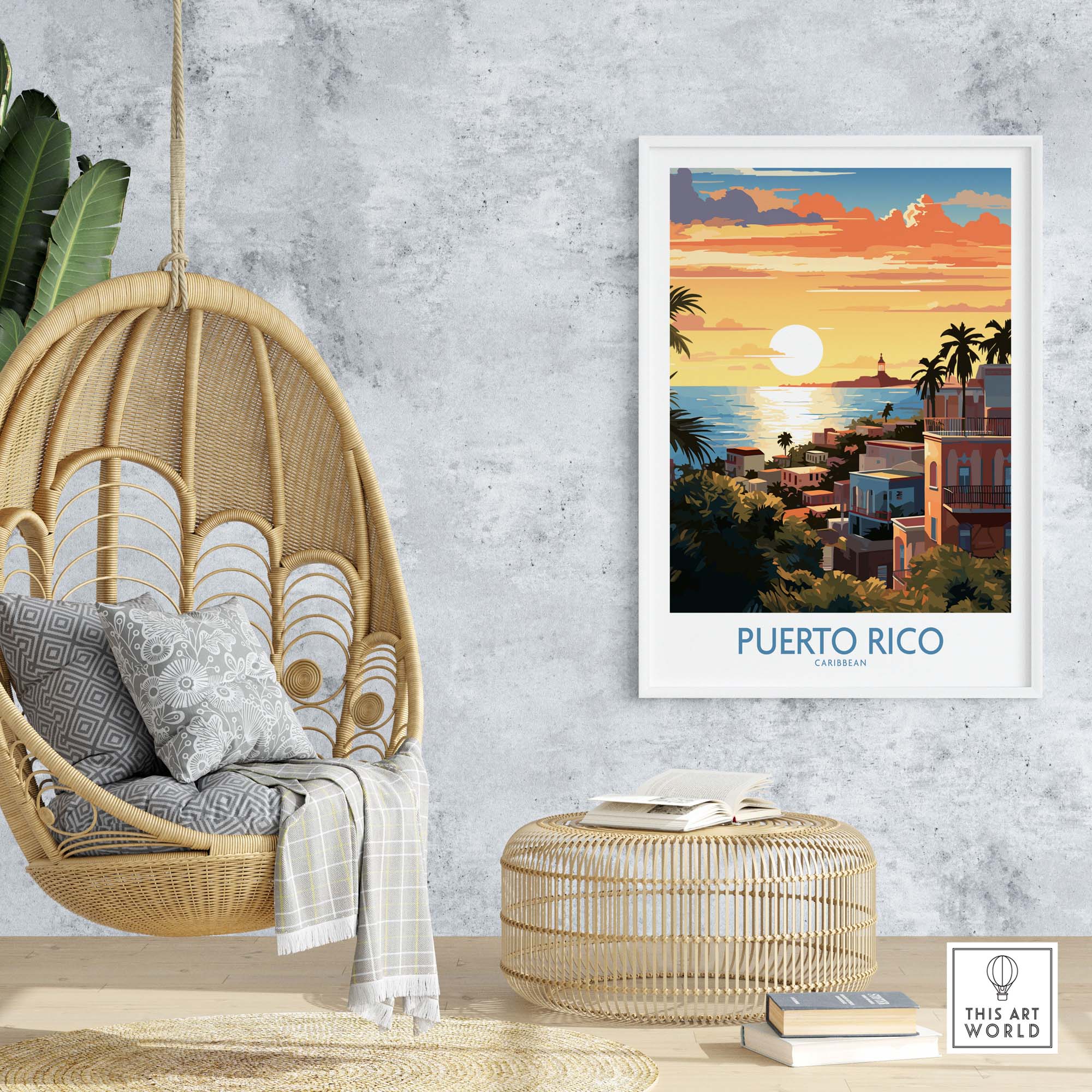 Puerto Rico Travel Poster