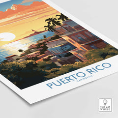Puerto Rico Travel Poster