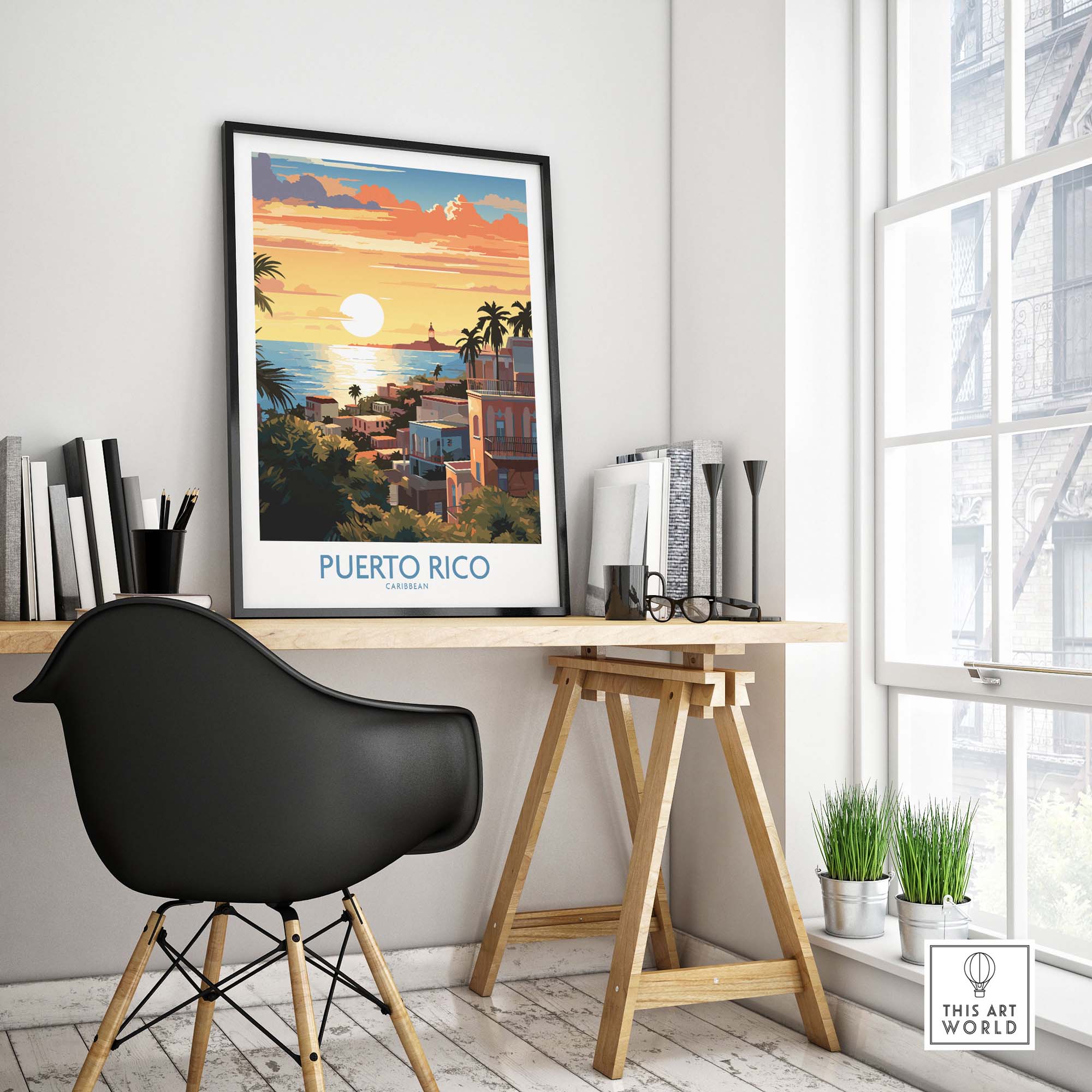 Puerto Rico Travel Poster