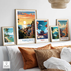 Puerto Rico Travel Poster