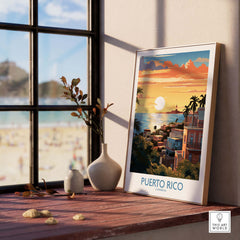 Puerto Rico Travel Poster
