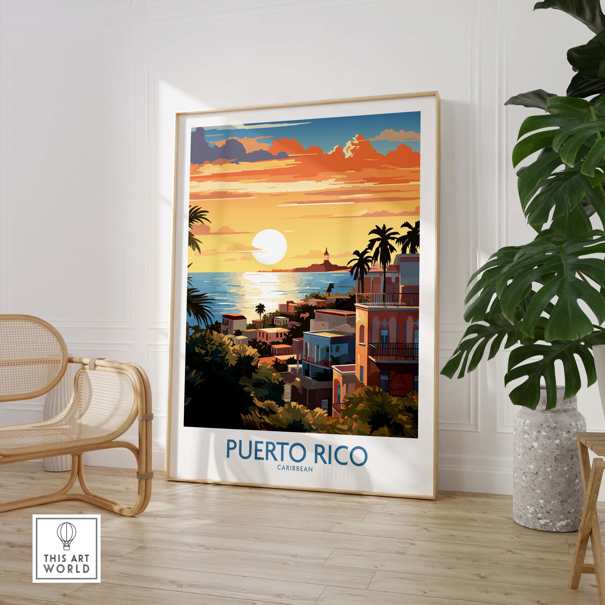 Puerto Rico Travel Poster