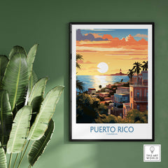 Puerto Rico Travel Poster
