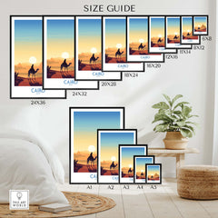 Pyramids Art Print Cairo