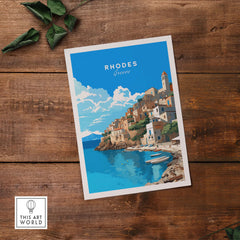 Rhodes Greece Poster