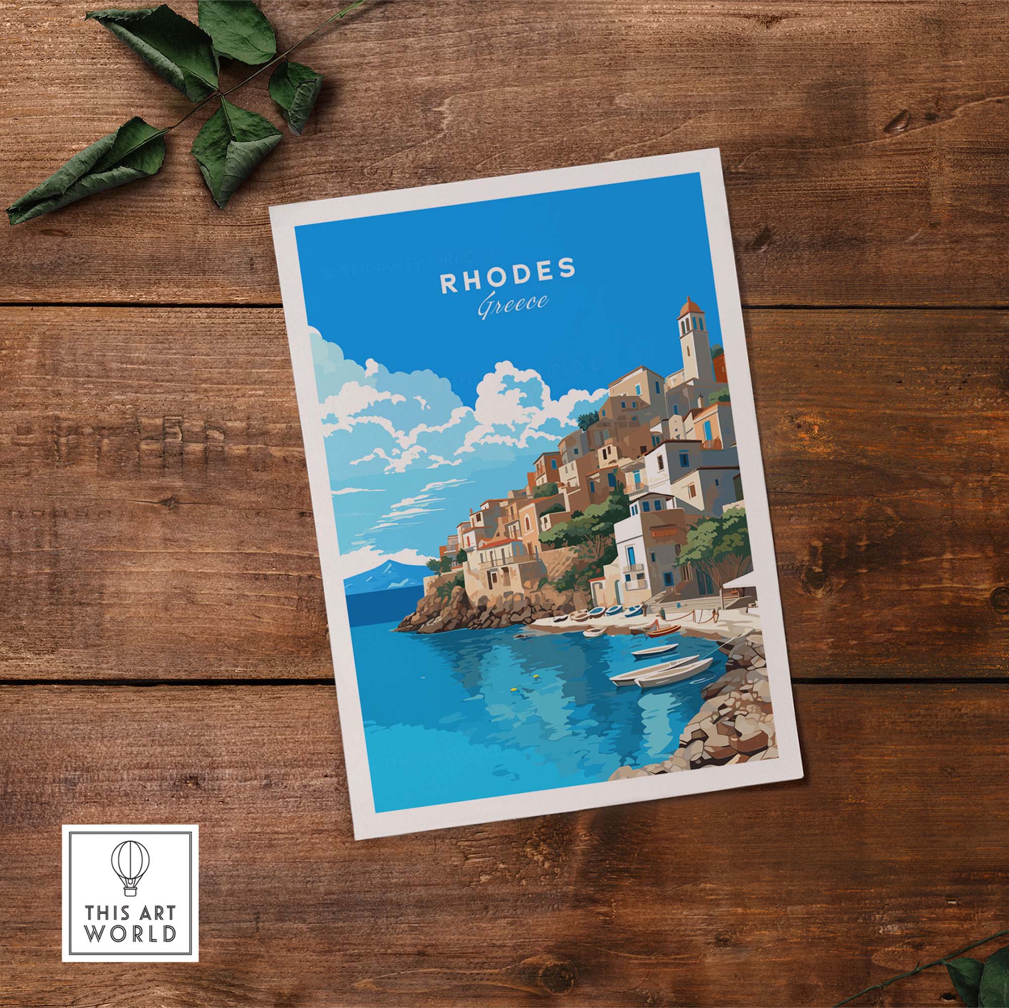 Rhodes Greece Poster