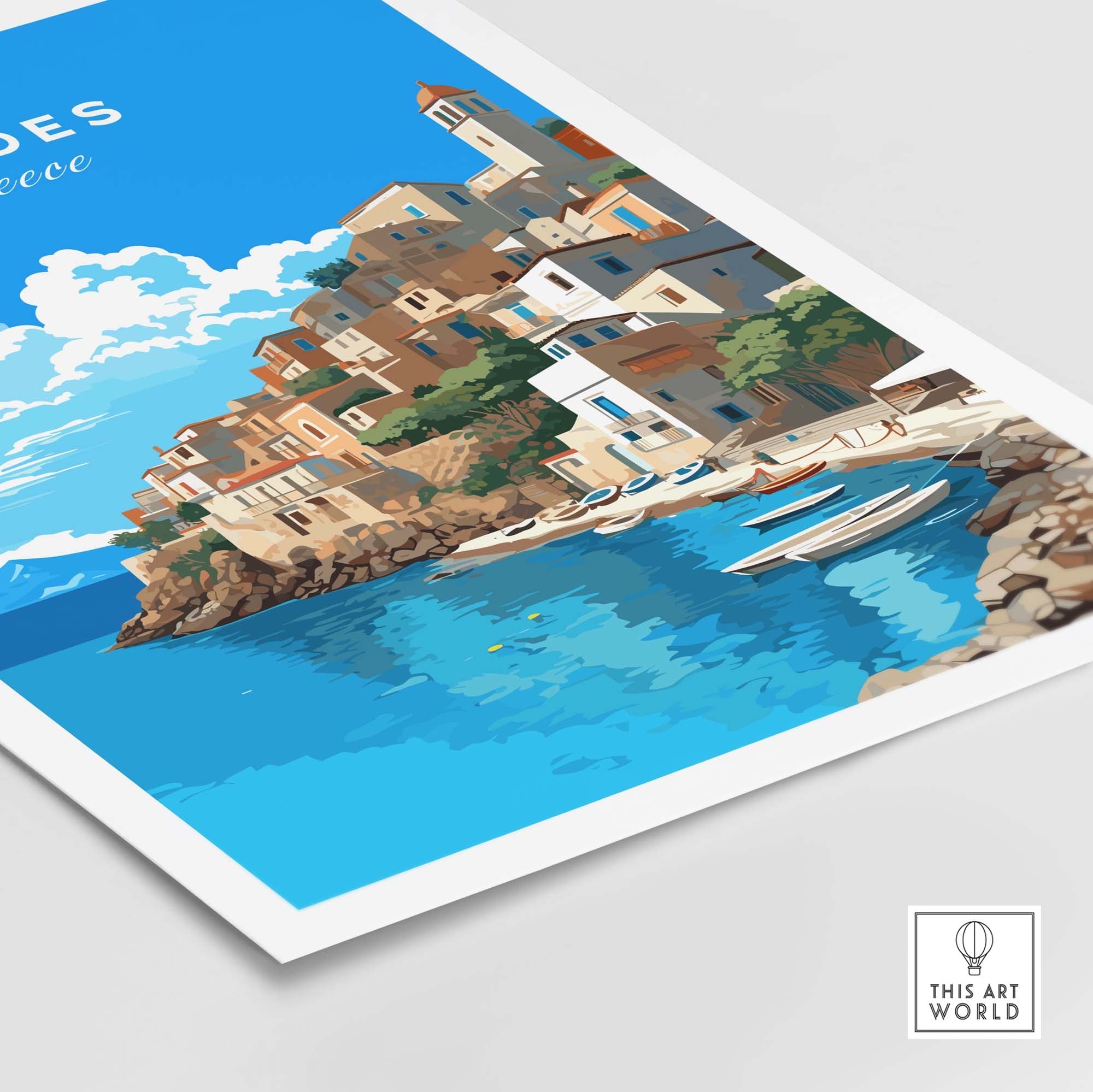 Rhodes Greece Poster