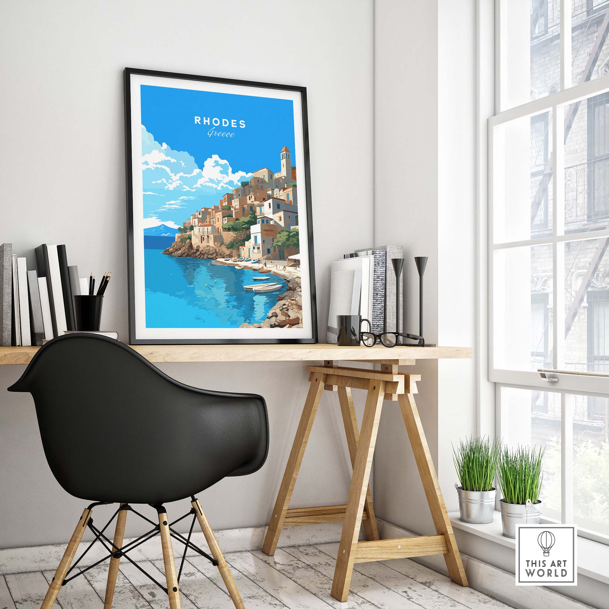 Rhodes Greece Poster