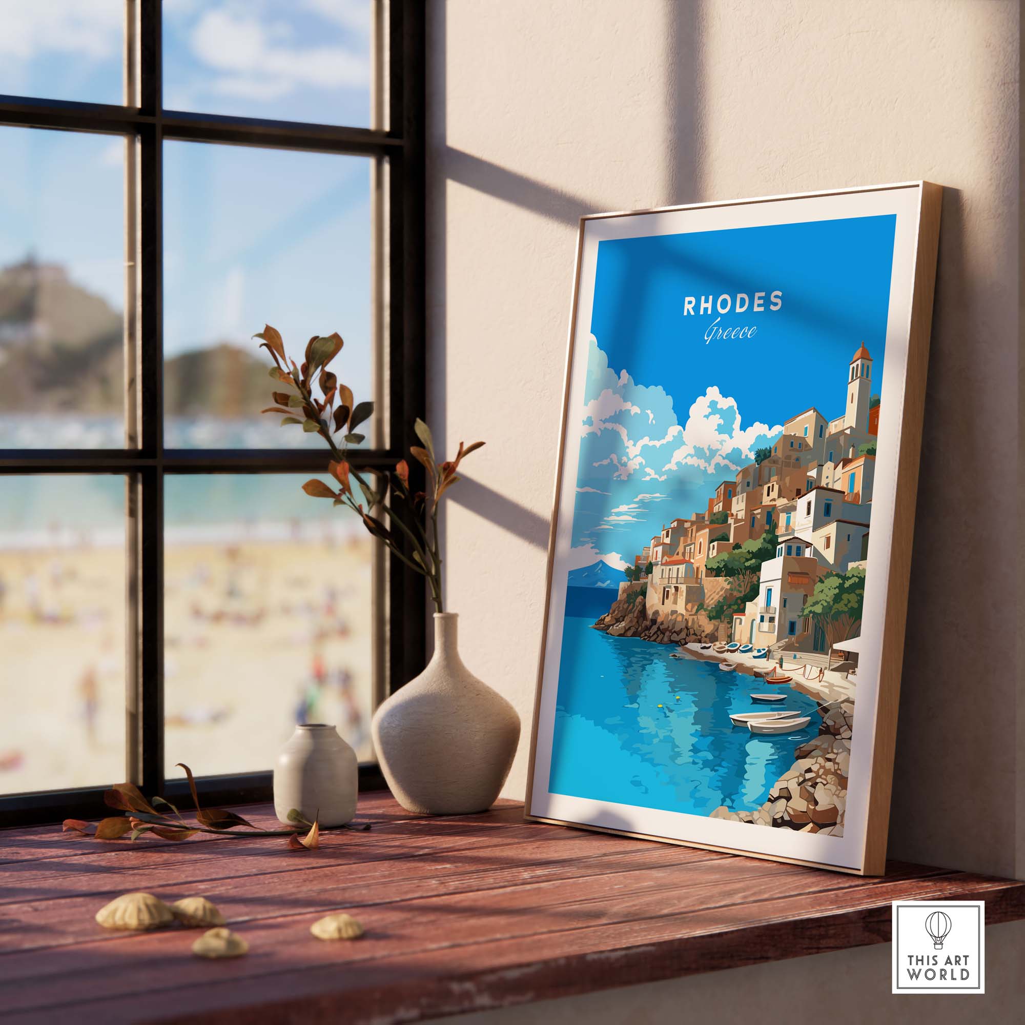 Rhodes Greece Poster